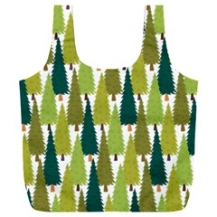 Pine Trees   Full Print Recycle Bag (xxl) by ConteMonfrey