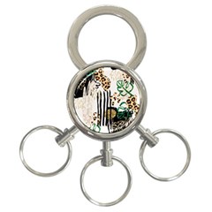 Modern Jungle 3-ring Key Chain by ConteMonfrey