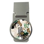 Modern Jungle Money Clips (Round)  Front