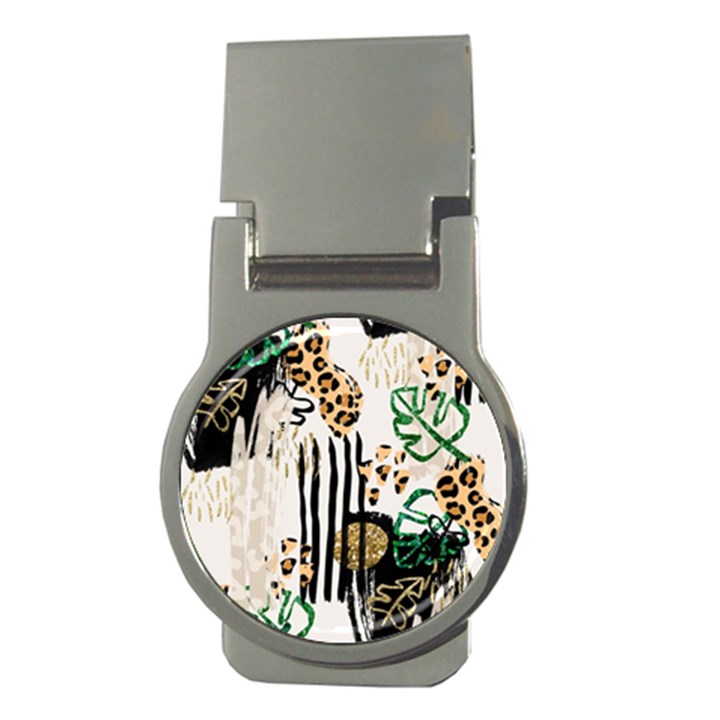 Modern Jungle Money Clips (Round) 