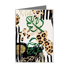 Modern Jungle Mini Greeting Card by ConteMonfrey