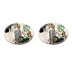 Modern Jungle Cufflinks (oval) by ConteMonfrey