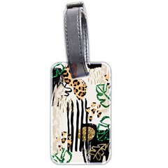 Modern Jungle Luggage Tag (two Sides) by ConteMonfrey