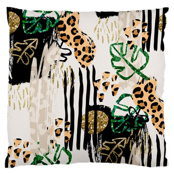 Modern Jungle Large Flano Cushion Case (Two Sides)