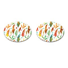 Watercolor Nature Glimpse  Cufflinks (oval) by ConteMonfrey