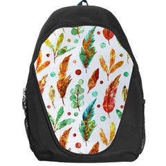 Watercolor Nature Glimpse  Backpack Bag by ConteMonfrey