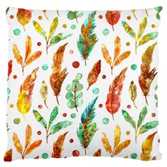 Watercolor Nature Glimpse  Large Flano Cushion Case (two Sides) by ConteMonfrey