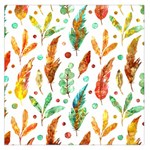 Watercolor Nature Glimpse  Square Satin Scarf (36  x 36 ) Front