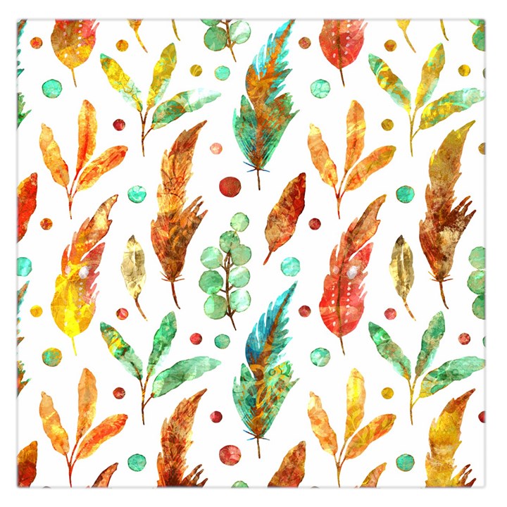 Watercolor Nature Glimpse  Square Satin Scarf (36  x 36 )