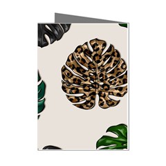 Colorful Monstera  Mini Greeting Cards (pkg Of 8) by ConteMonfrey