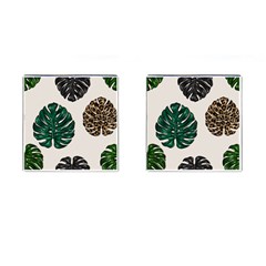 Colorful Monstera  Cufflinks (square) by ConteMonfrey