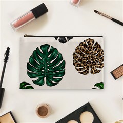 Colorful Monstera  Cosmetic Bag (medium) by ConteMonfrey