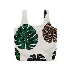 Colorful Monstera  Full Print Recycle Bag (s) by ConteMonfrey