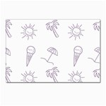 Doodles - Beach Time! Postcard 4 x 6  (Pkg of 10) Front