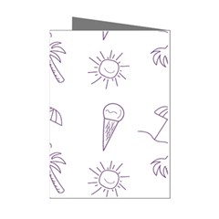 Doodles - Beach Time! Mini Greeting Cards (pkg Of 8) by ConteMonfrey