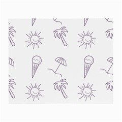 Doodles - Beach Time! Small Glasses Cloth (2 Sides) by ConteMonfrey