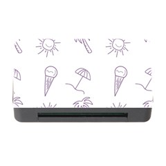 Doodles - Beach Time! Memory Card Reader With Cf by ConteMonfrey