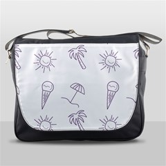 Doodles - Beach Time! Messenger Bag by ConteMonfrey