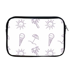 Doodles - Beach Time! Apple Macbook Pro 17  Zipper Case by ConteMonfrey