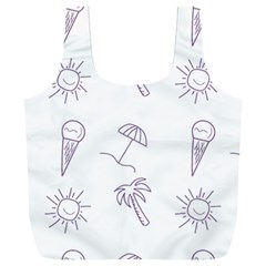 Doodles - Beach Time! Full Print Recycle Bag (xxl) by ConteMonfrey