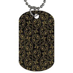 Classy Golden Leaves   Dog Tag (one Side) by ConteMonfrey