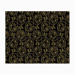 Classy Golden Leaves   Small Glasses Cloth by ConteMonfrey