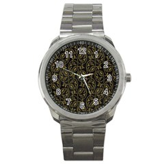 Classy Golden Leaves   Sport Metal Watch by ConteMonfrey