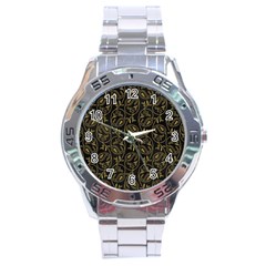 Classy Golden Leaves   Stainless Steel Analogue Watch by ConteMonfrey