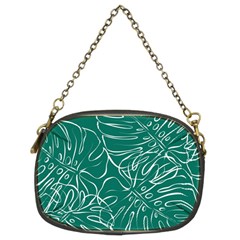 Tropical Monstera  Chain Purse (two Sides) by ConteMonfrey