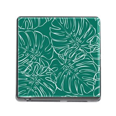 Tropical Monstera  Memory Card Reader (square 5 Slot) by ConteMonfrey