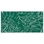 Tropical Monstera  Banner and Sign 4  x 2  Front