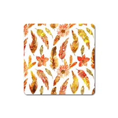 Hot Colors Nature Glimpse Square Magnet by ConteMonfrey