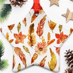 Hot Colors Nature Glimpse Star Ornament (Two Sides) Front