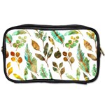 Leaves And Feathers - Nature Glimpse Toiletries Bag (Two Sides) Front