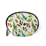 Leaves And Feathers - Nature Glimpse Accessory Pouch (Small) Back