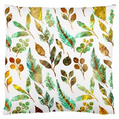 Leaves And Feathers - Nature Glimpse Standard Flano Cushion Case (two Sides) by ConteMonfrey