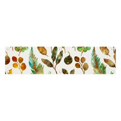 Leaves And Feathers - Nature Glimpse Banner And Sign 4  X 1  by ConteMonfrey