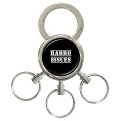 Babbo Issues - Italian Humor 3-ring Key Chain by ConteMonfrey