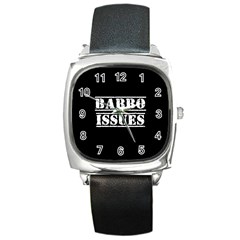 Babbo Issues - Italian Humor Square Metal Watch by ConteMonfrey