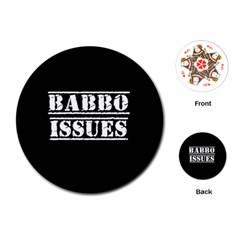 Babbo Issues - Italian Humor Playing Cards Single Design (round) by ConteMonfrey