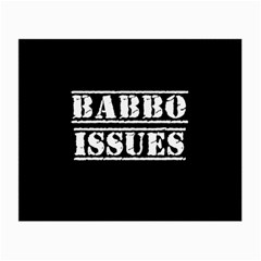 Babbo Issues - Italian Humor Small Glasses Cloth (2 Sides) by ConteMonfrey