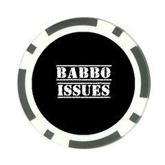 Babbo Issues - Italian Humor Poker Chip Card Guard by ConteMonfrey