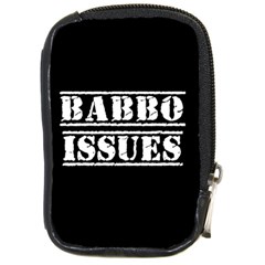 Babbo Issues - Italian Humor Compact Camera Leather Case by ConteMonfrey