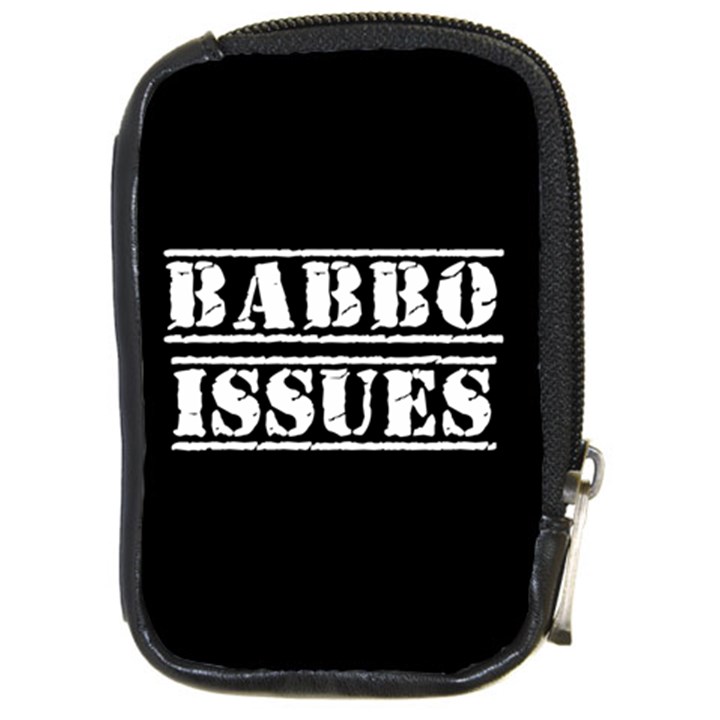 Babbo Issues - Italian humor Compact Camera Leather Case