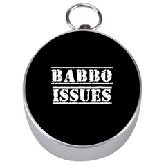 Babbo Issues - Italian Humor Silver Compasses by ConteMonfrey