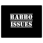 Babbo Issues - Italian humor Double Sided Flano Blanket (Medium)  60 x50  Blanket Front