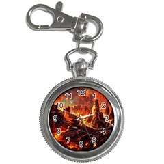 Vulcanic Landscape Vulcano Nature Key Chain Watches by Wegoenart