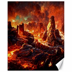 Vulcanic Landscape Vulcano Nature Canvas 16  X 20  by Wegoenart