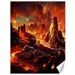 Vulcanic Landscape Vulcano Nature Canvas 36  X 48  by Wegoenart