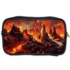 Vulcanic Landscape Vulcano Nature Toiletries Bag (one Side) by Wegoenart